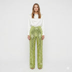 Valentina Rossi | Sequin Straight-Leg Party Pants For Women