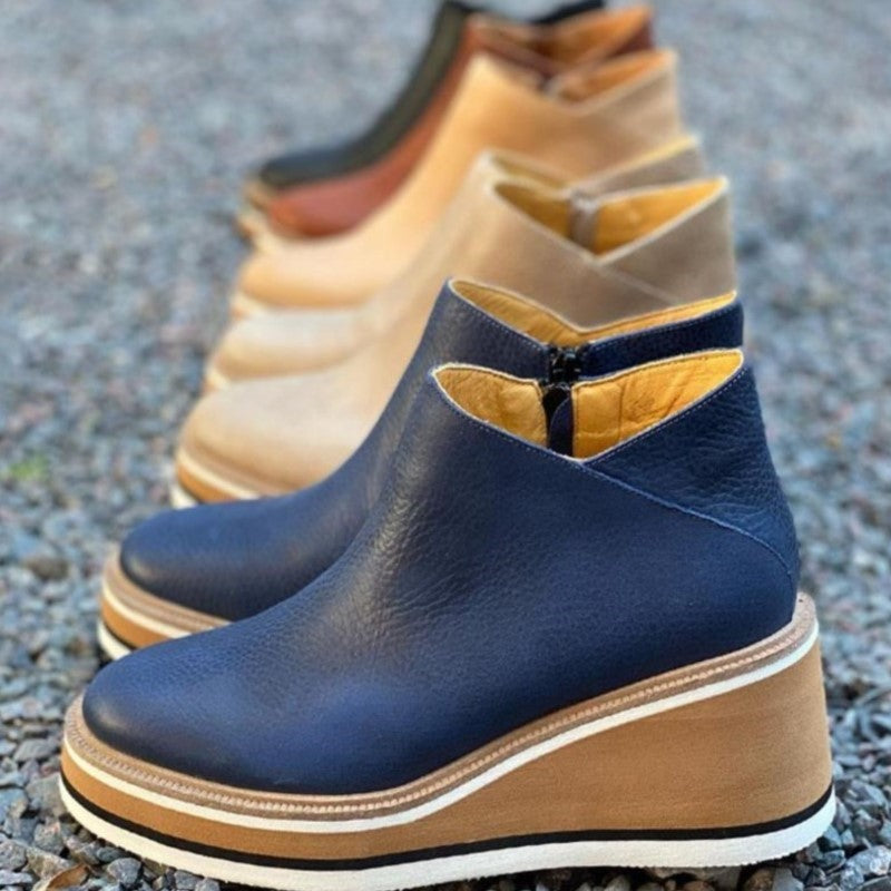 Madeline Rossi | Orthopedic Platform Ankle Boots For Women