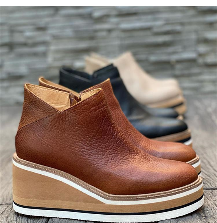 Madeline Rossi | Orthopedic Platform Ankle Boots For Women
