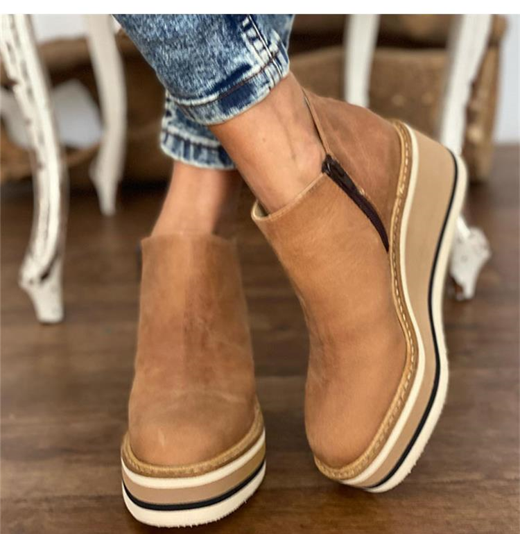 Madeline Rossi | Orthopedic Platform Ankle Boots For Women
