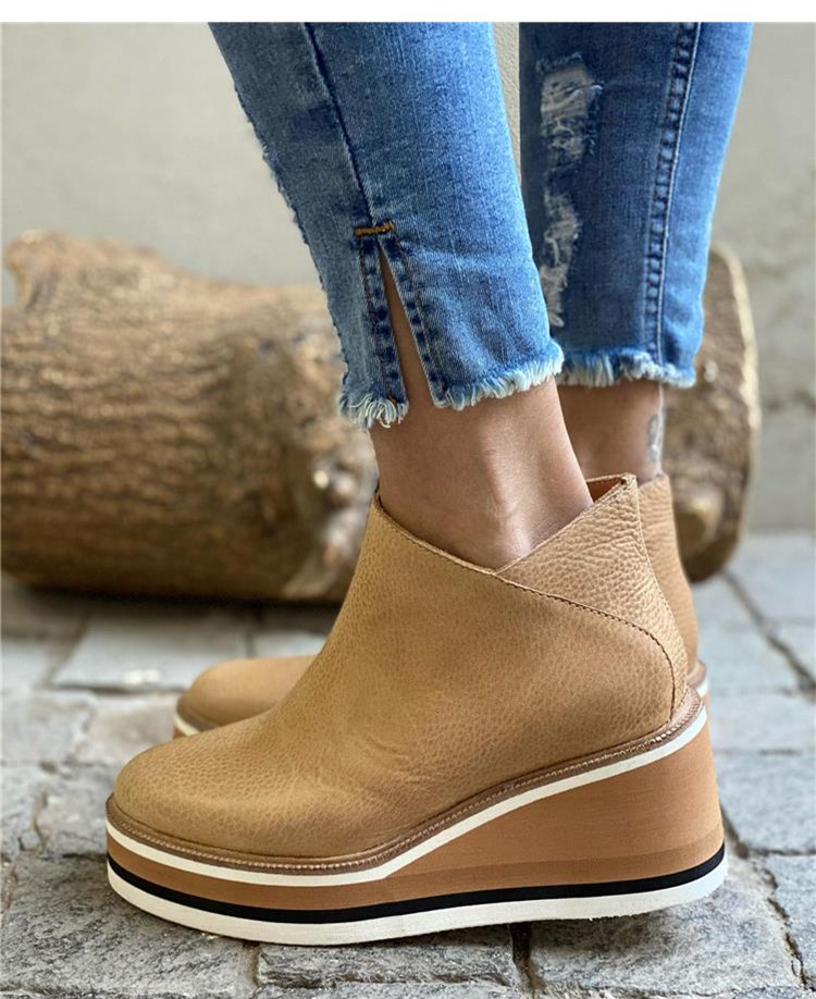 Madeline Rossi | Orthopedic Platform Ankle Boots For Women