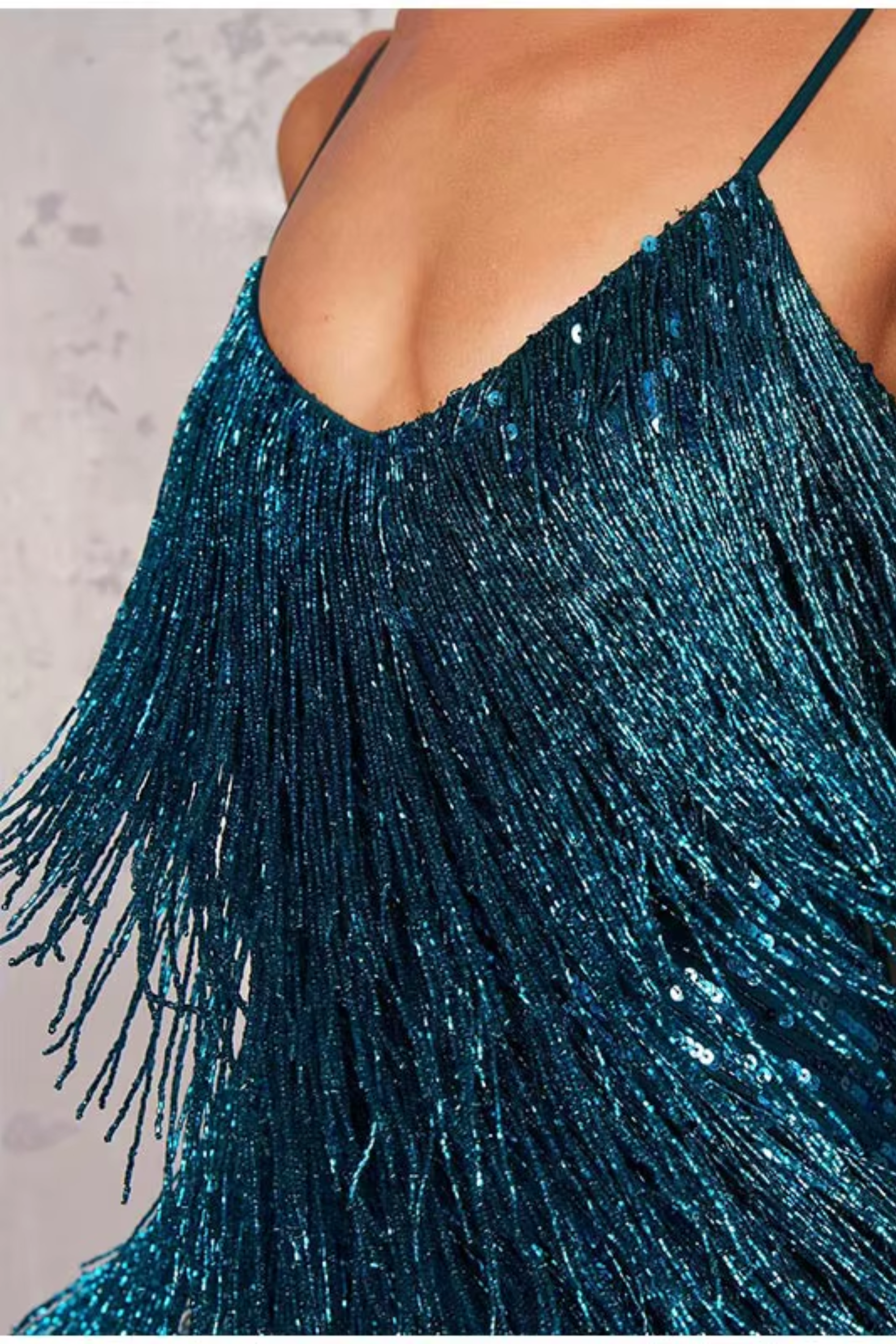 Seraphina Bellucci | Sequin Feather Mini Dress For Women
