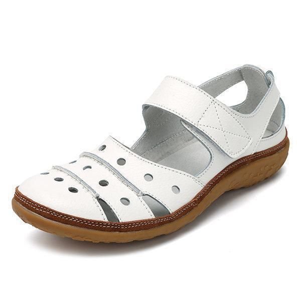 Grace™- Hollow Hook Flat Sandals — Open-Toe