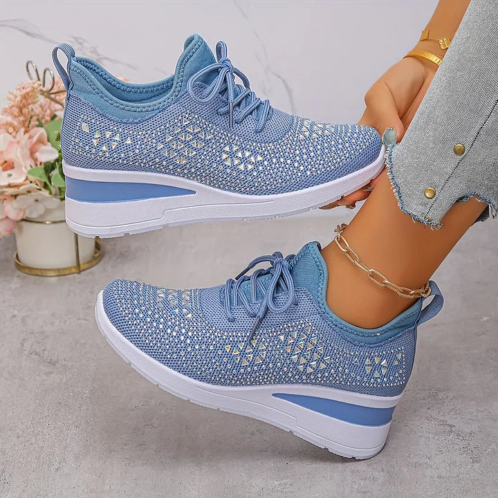 Elena Bellucci | Rhinestone Platform Sneakers For Women