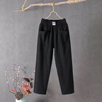 Emma™ - Cotton Linen Pants — Comfortable Waist
