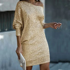 Aurélie Fontaine | Adalyn Sequin Party Dress with Radiant Glamour For Women