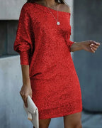 Aurélie Fontaine | Adalyn Sequin Party Dress with Radiant Glamour For Women