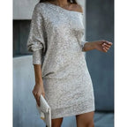 Aurélie Fontaine | Adalyn Sequin Party Dress with Radiant Glamour For Women