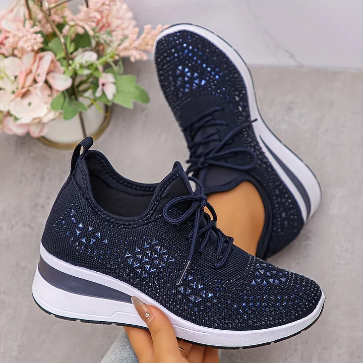 Elena Bellucci | Rhinestone Platform Sneakers For Women