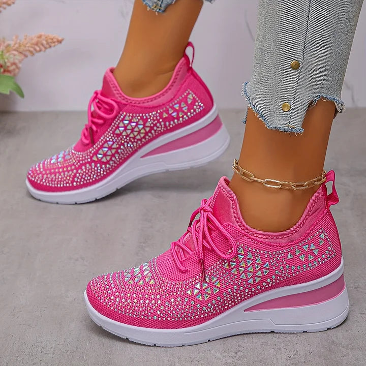 Elena Bellucci | Rhinestone Platform Sneakers For Women
