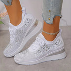Elena Bellucci | Rhinestone Platform Sneakers For Women
