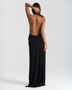 Valentina Moreau | Backless Satin Evening Maxi Dress For Women