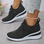Elena Bellucci | Rhinestone Platform Sneakers For Women