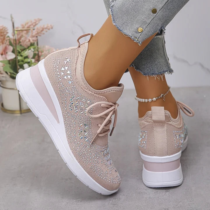 Elena Bellucci | Rhinestone Platform Sneakers For Women