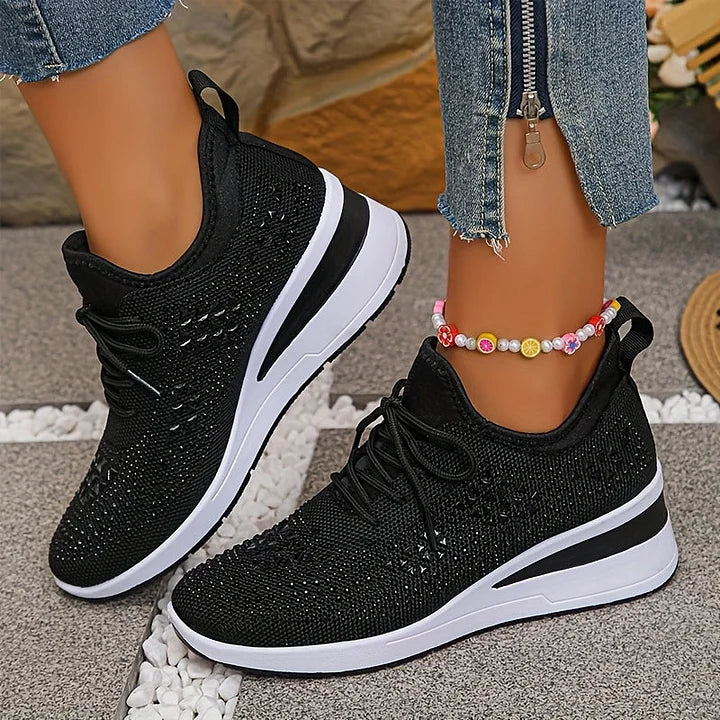 Elena Bellucci | Rhinestone Platform Sneakers For Women