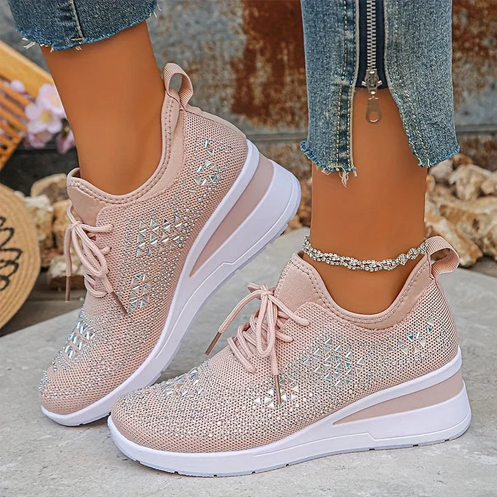 Elena Bellucci | Rhinestone Platform Sneakers For Women