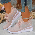 Elena Bellucci | Rhinestone Platform Sneakers For Women