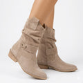 Harper Bellini | Slouchy Suede Ankle Boots For Women