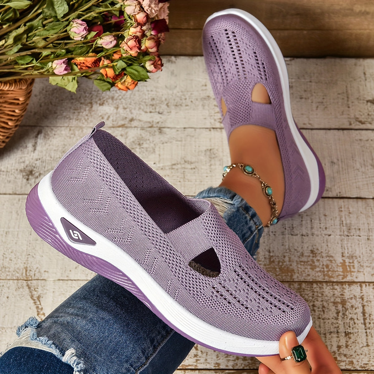 Élodie Martin | Abby Orthopaedic Slip-On Shoes with Effortless Comfort For Women