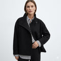 Élise Dubois | Elegant Short Wool Coat For Women