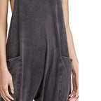 Sarah™ - V-Neck Sling Pocket Jumpsuit — Comfortable