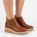 Madeline Rossi | Orthopedic Platform Ankle Boots For Women