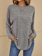 Refined Long Sleeve Everyday Sweater by Elizabeth — Soft Knit