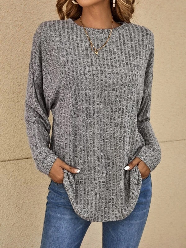 Refined Long Sleeve Everyday Sweater by Elizabeth — Soft Knit