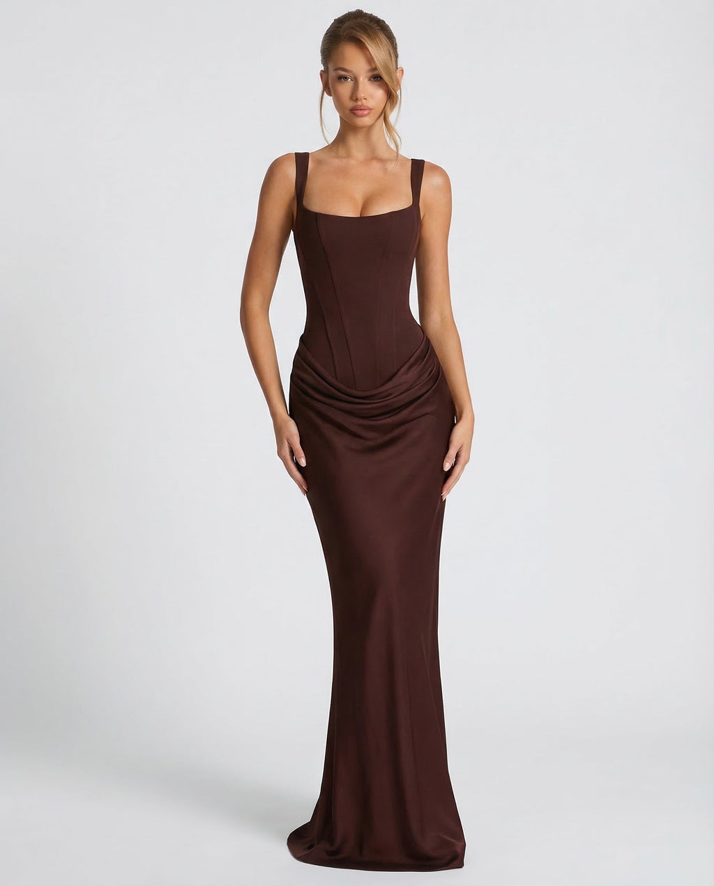 Valentina Moretti | Elegant Black Maxi Dress For Women