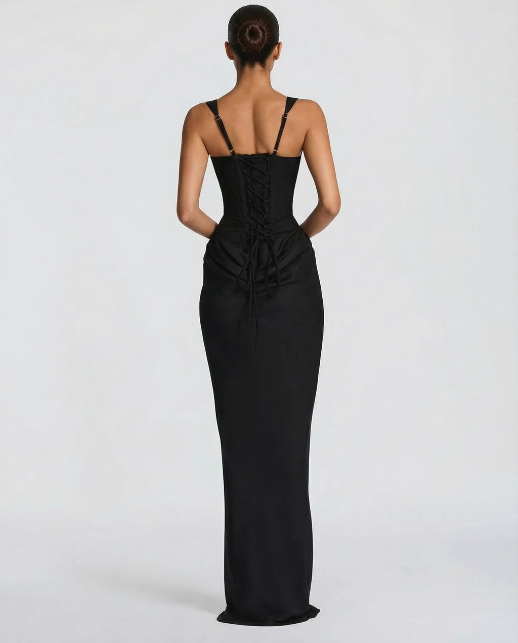 Valentina Moretti | Elegant Black Maxi Dress For Women