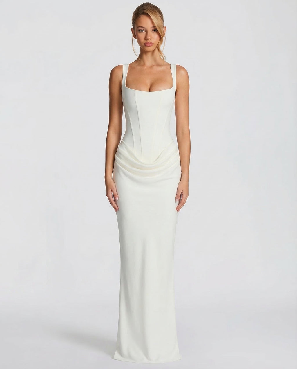 Valentina Moretti | Elegant Black Maxi Dress For Women