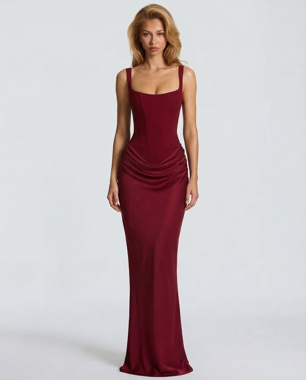 Valentina Moretti | Elegant Black Maxi Dress For Women