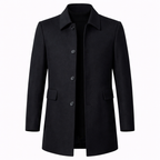 Oliver Beaumont | Classic Wool Overcoat For Men
