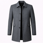 Oliver Beaumont | Classic Wool Overcoat For Men