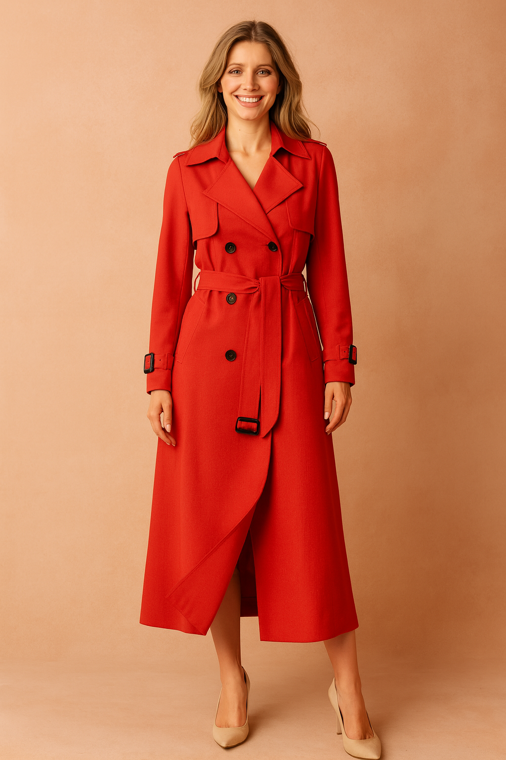 Sofia Laurent | Belted Trench Coat For Women