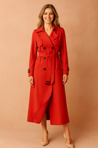 Sofia Laurent | Belted Trench Coat For Women