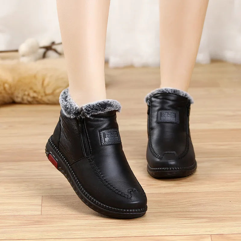 Mila - Premium waterproof leather boots for ultimate comfort