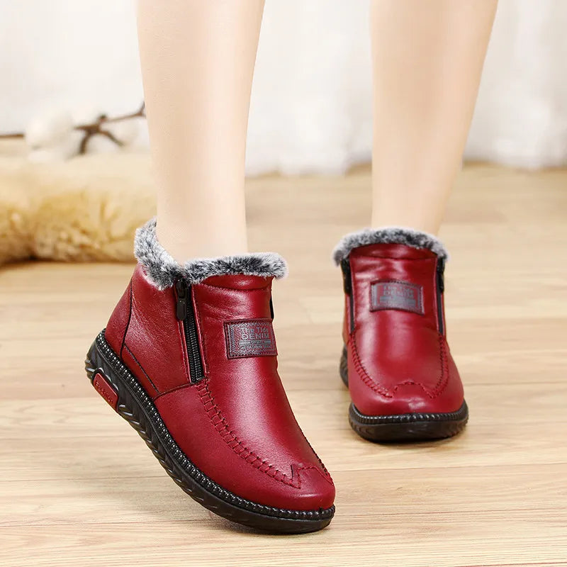 Mila - Premium waterproof leather boots for ultimate comfort