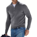 Luca Moretti | Premium Zip Knit Pullover For Men
