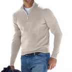 Luca Moretti | Premium Zip Knit Pullover For Men