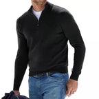 Luca Moretti | Premium Zip Knit Pullover For Men
