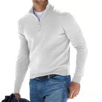 Luca Moretti | Premium Zip Knit Pullover For Men
