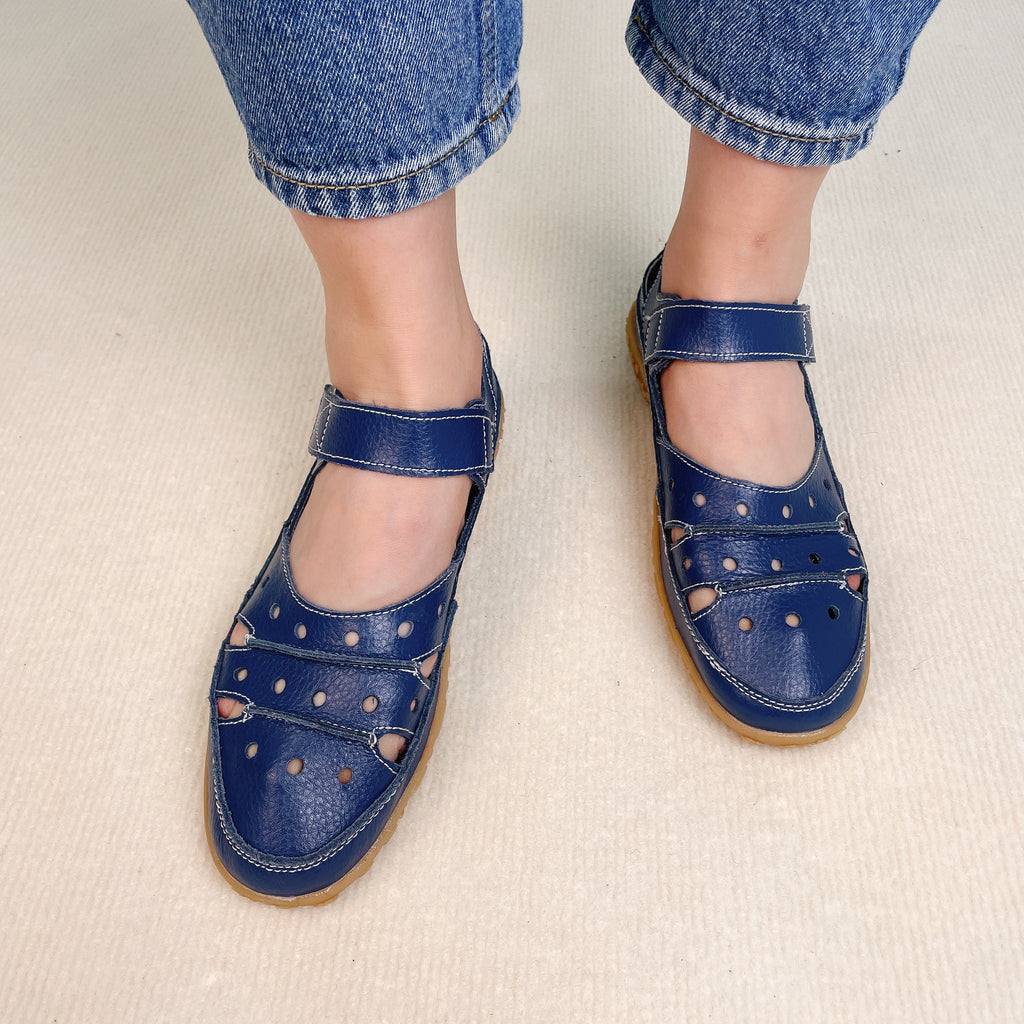 Grace™- Hollow Hook Flat Sandals — Open-Toe