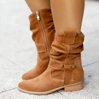 Harper Bellini | Slouchy Suede Ankle Boots For Women