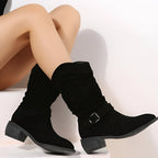 Harper Bellini | Slouchy Suede Ankle Boots For Women