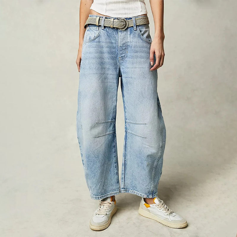 Lucy™ - Relaxed Wide-Leg Jeans — Stretch Denim