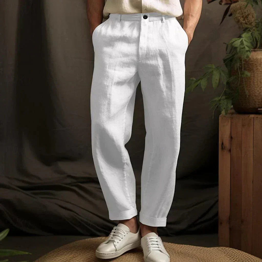 Linen Pants For Men | Tapered Fit