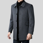 Oliver Beaumont | Classic Wool Overcoat For Men