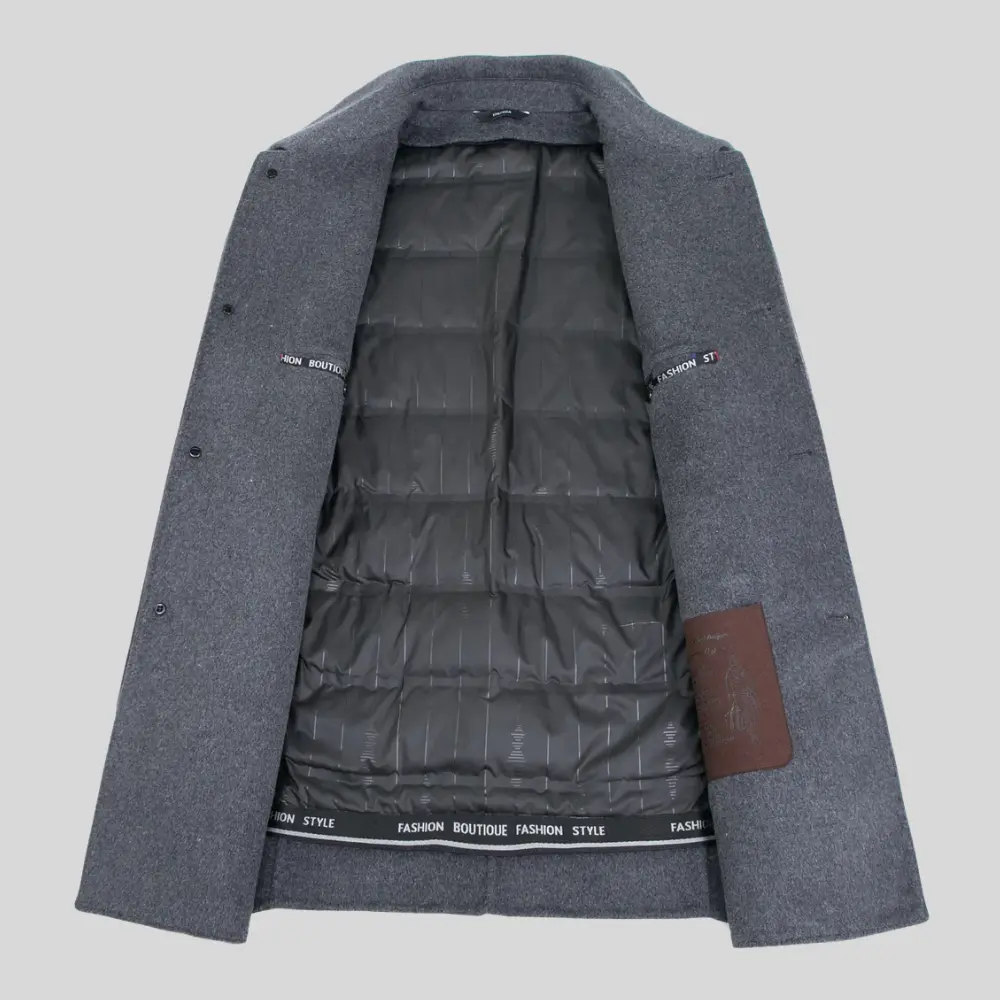 Oliver Beaumont | Classic Wool Overcoat For Men