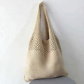 Women's Mesh-Knit Shoulder Bag Tote Handbag
